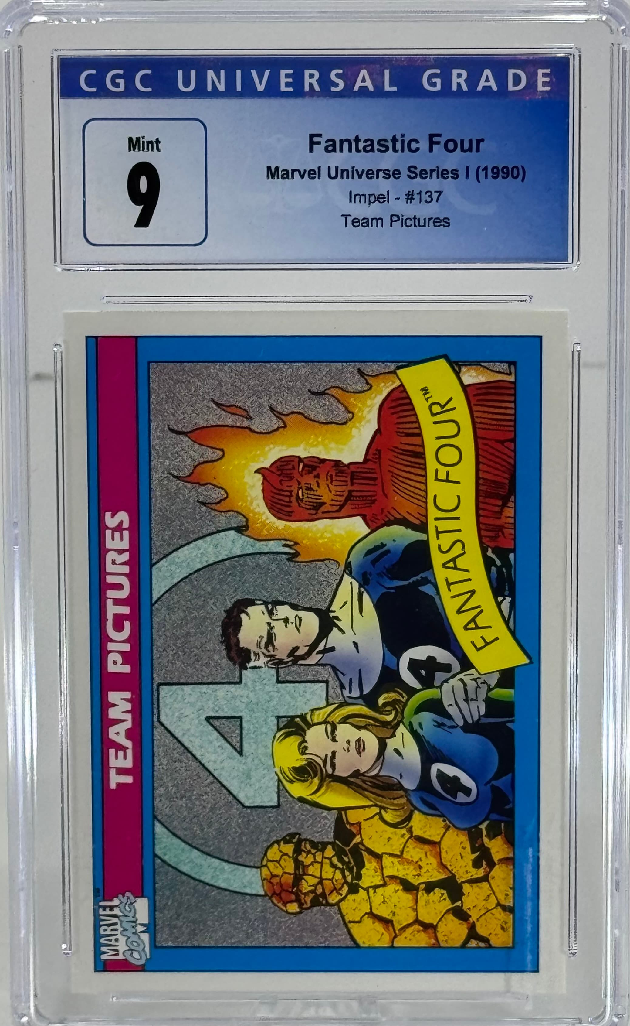 Fantastic Four Trading Card CGC 9