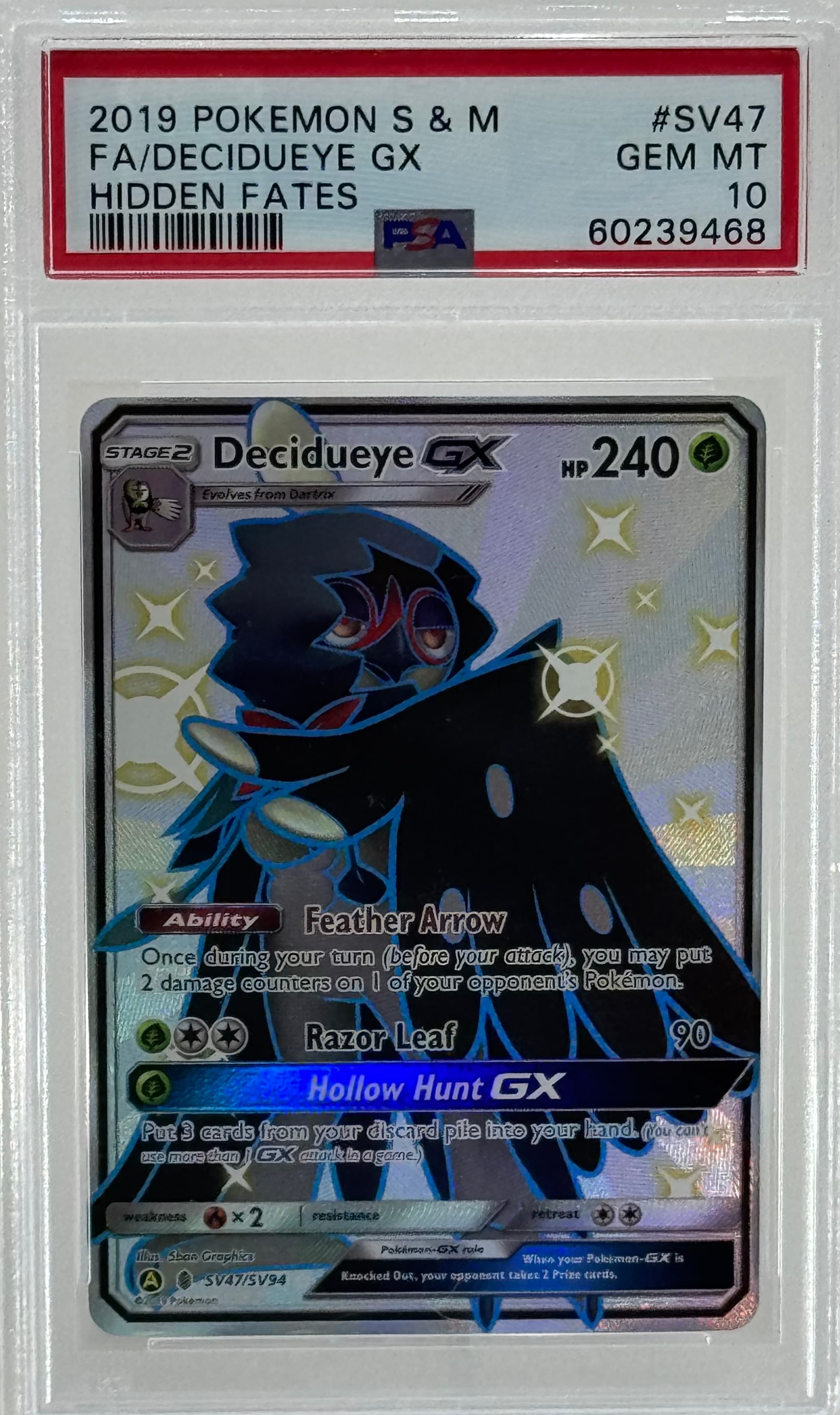 Decidueye GX PSA 10