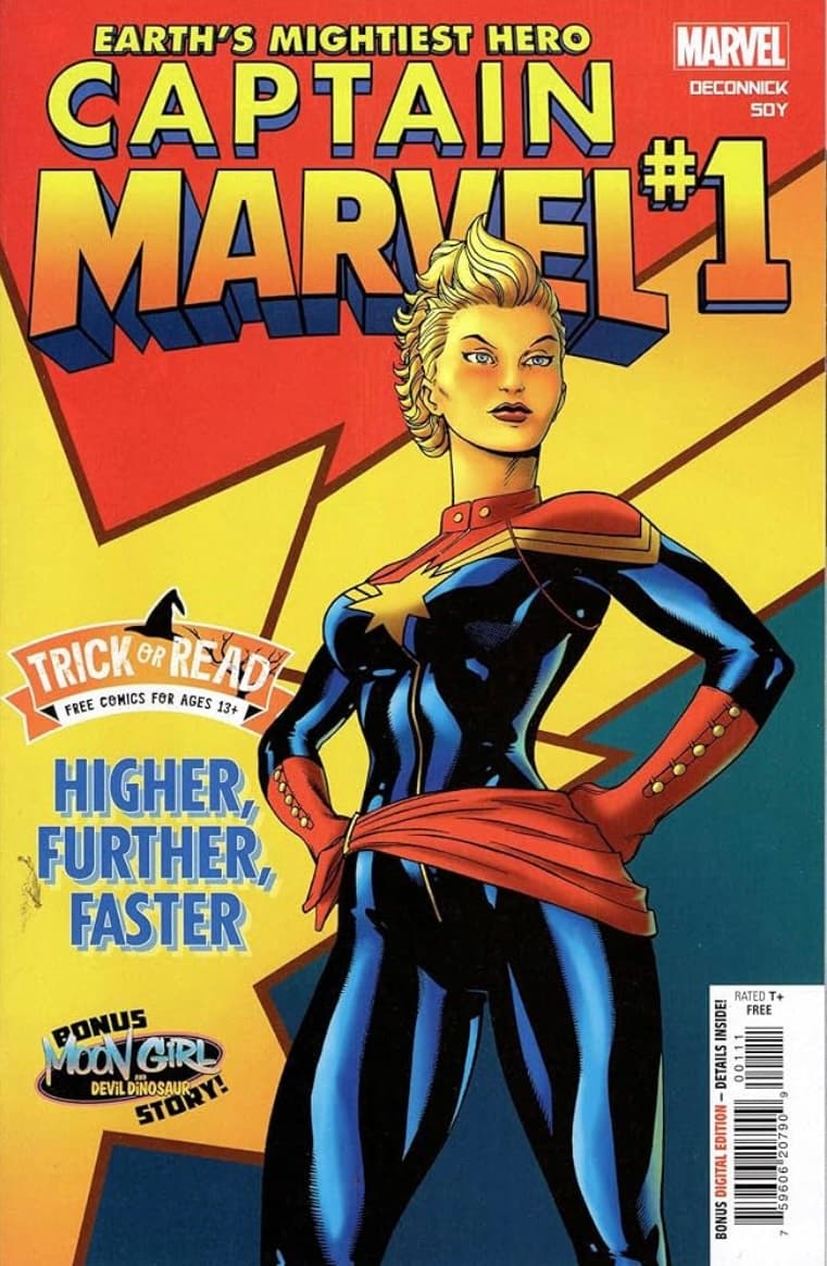 Captain Marvel #1 Trick or Read