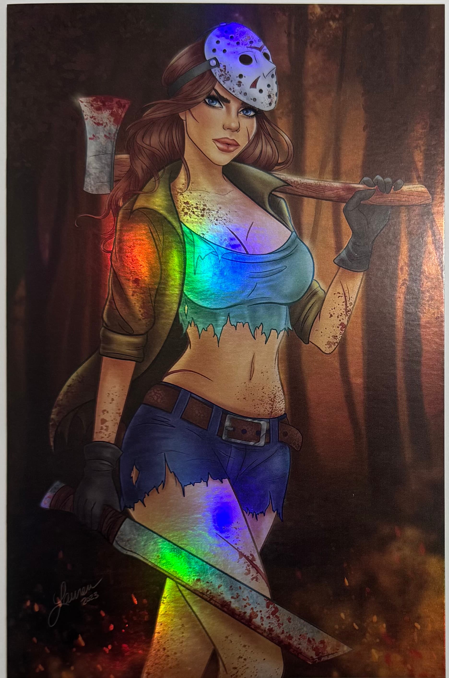 Totally Rad Life of Gloria 2 Jason Foil Cover Ltd 20