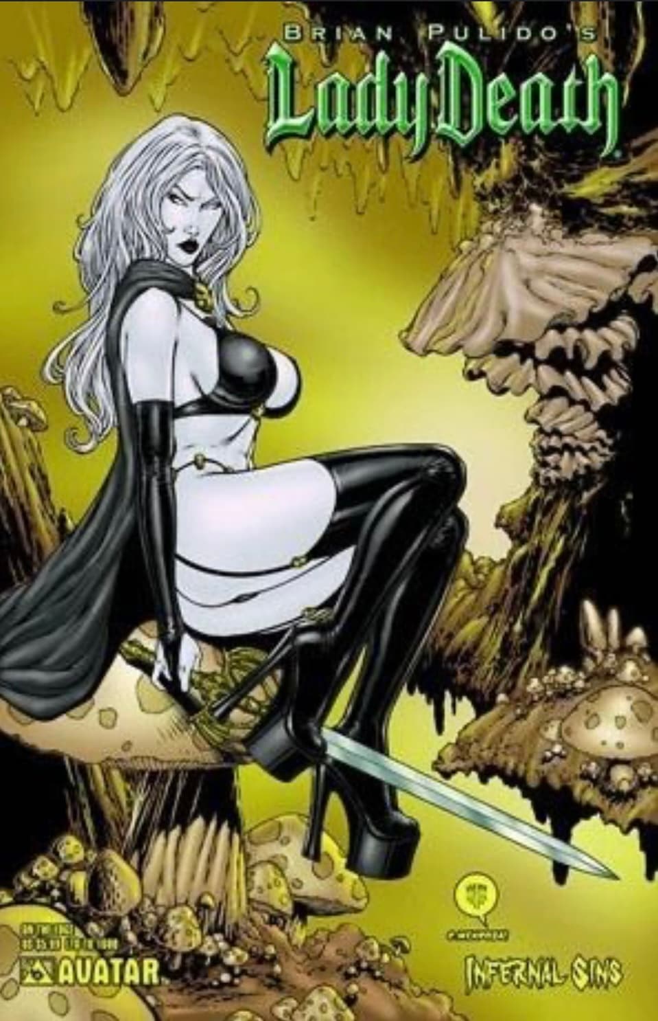 LADY DEATH INFERNAL SINS ON EDGE CVR