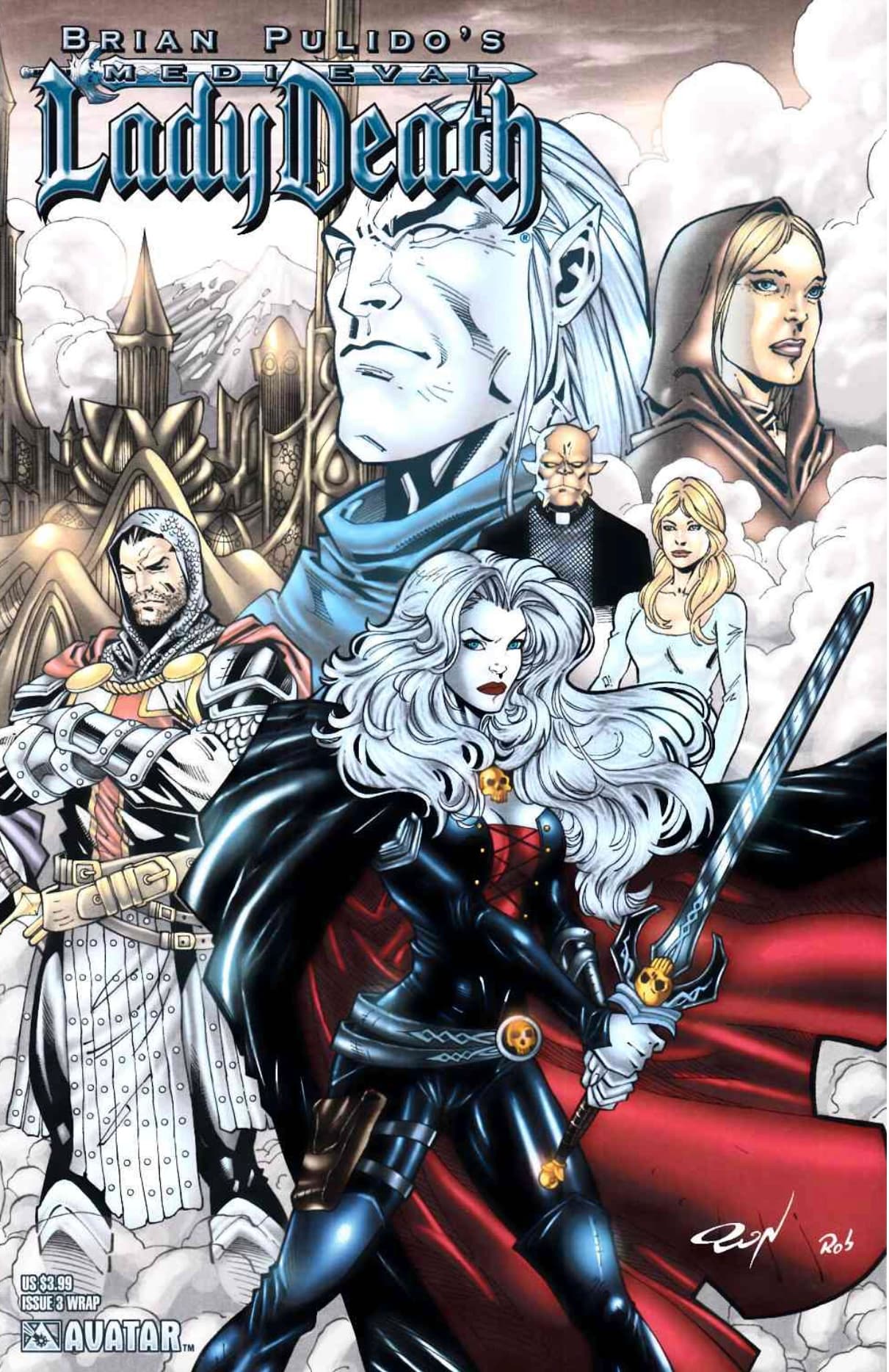 MEDIEVAL LADY DEATH WRAPAROUND #3