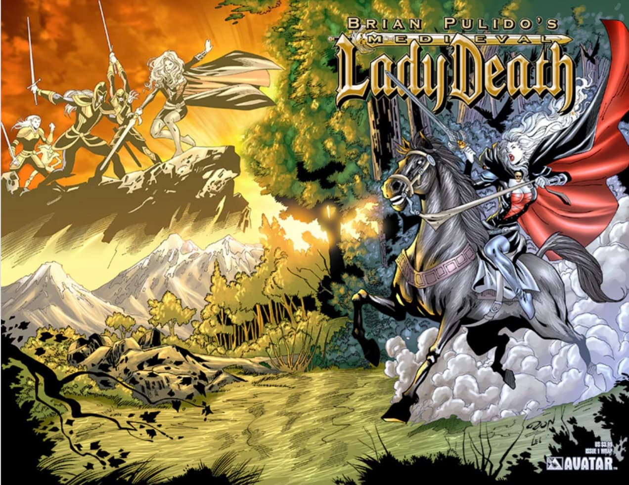 MEDIEVAL LADY DEATH WRAPAROUND #1