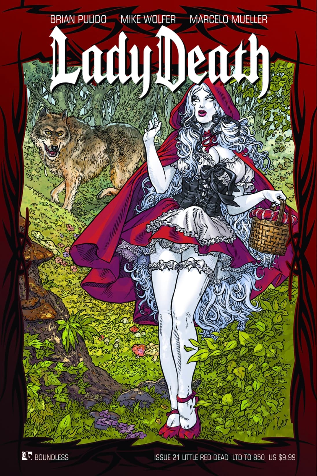 LADY DEATH (ONGOING) #21 LITTLE RED DEAD CVR