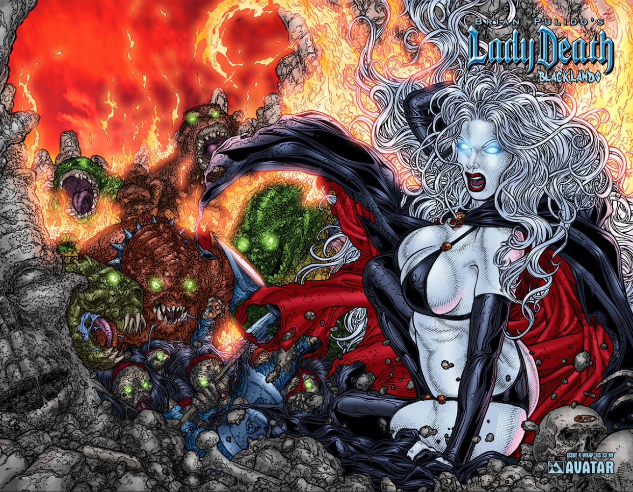 LADY DEATH BLACKLANDS WRAPAROUND CVR #4