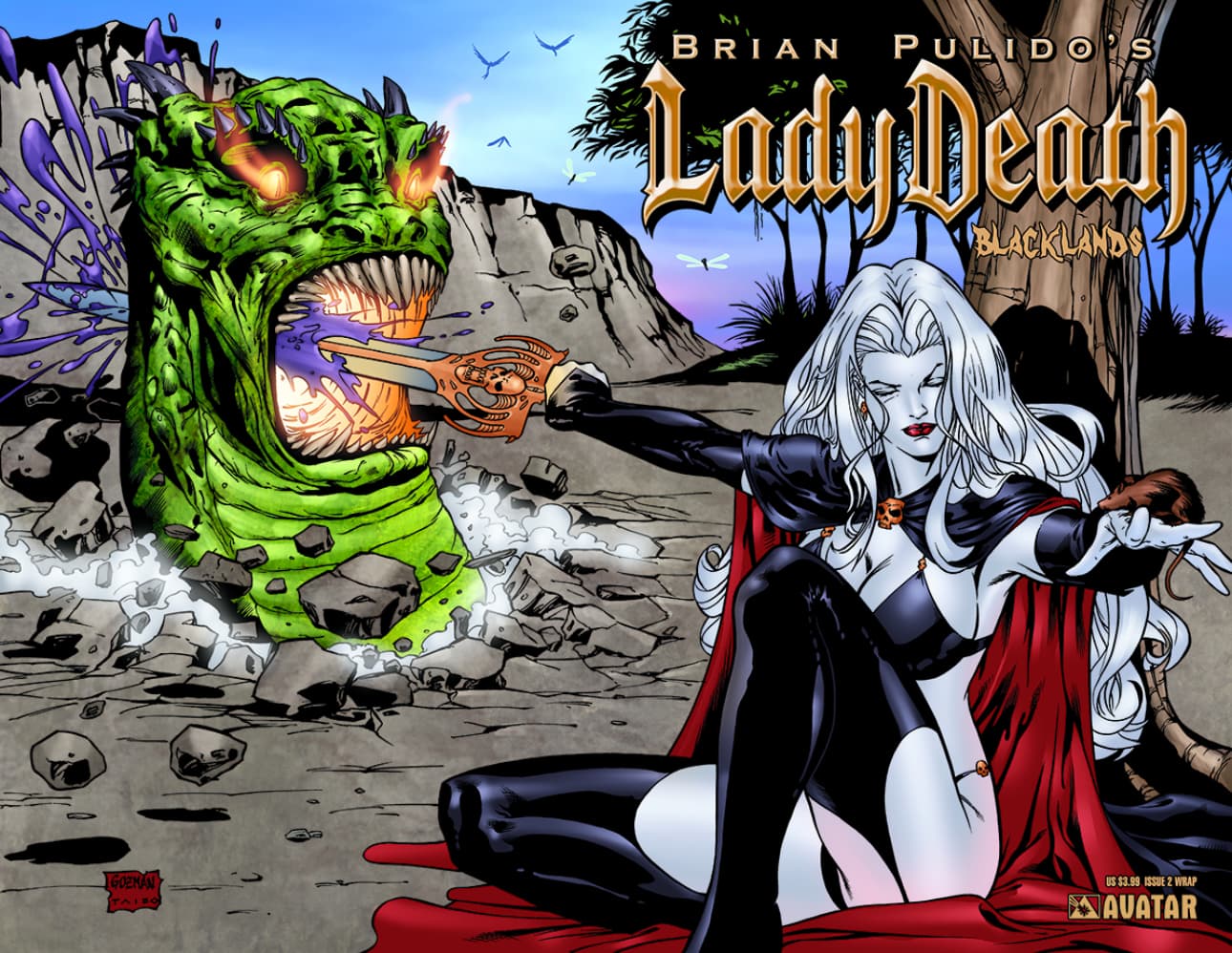LADY DEATH BLACKLANDS WRAPAROUND CVR #2