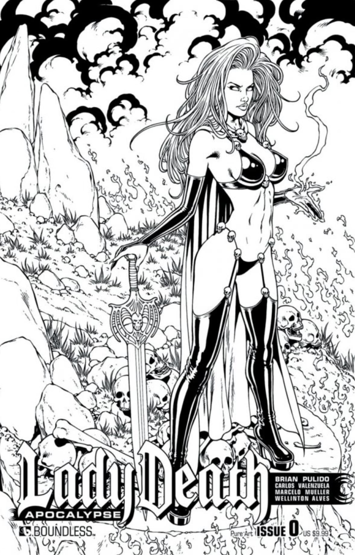LADY DEATH APOCALYPSE #0 PURE ART CVR