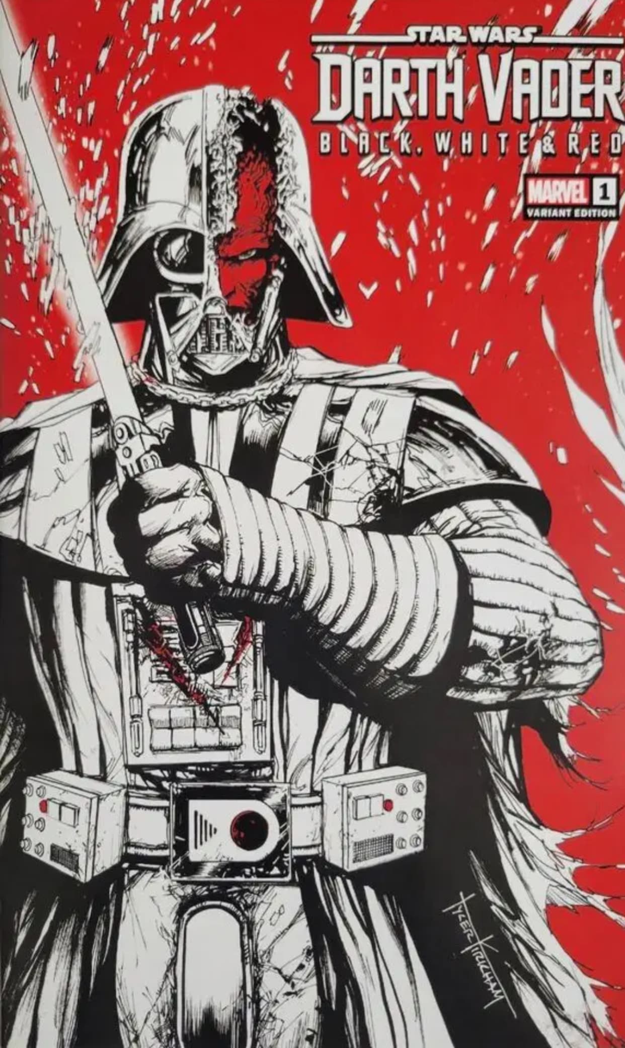 Star Wars: Darth Vader- Black, White and Red