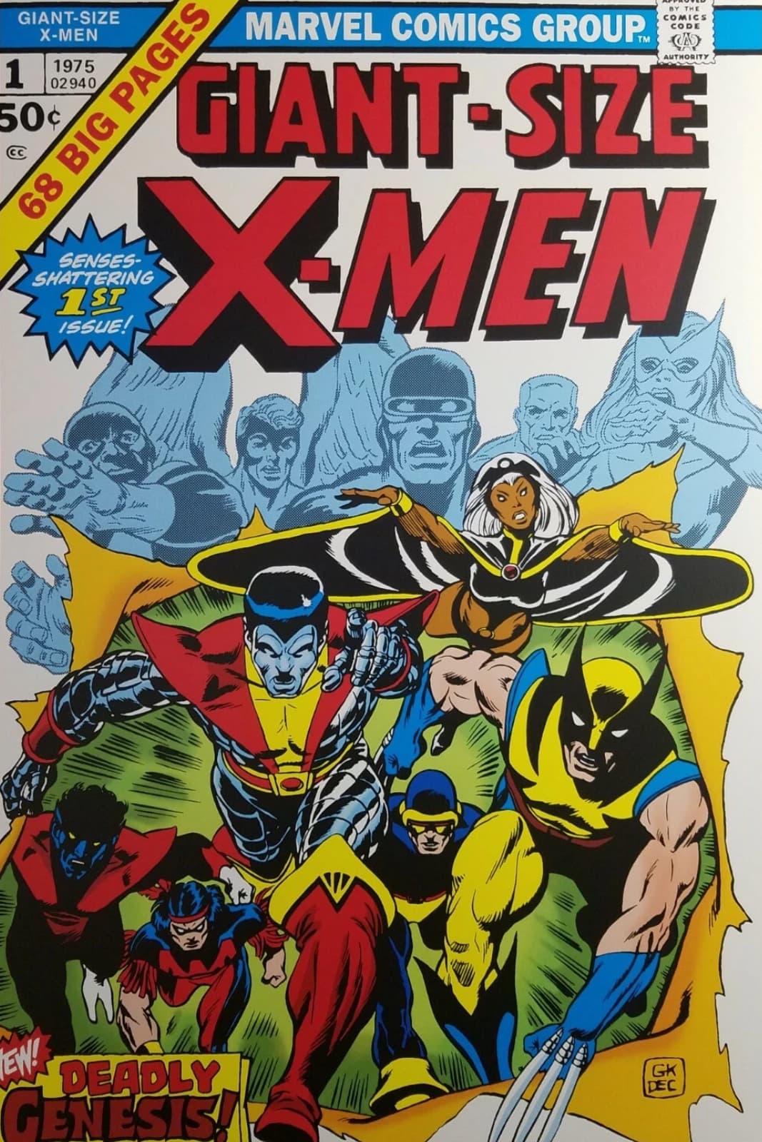 Giant-Size X-Men #1 by Gil Kane Folded Poster Promo