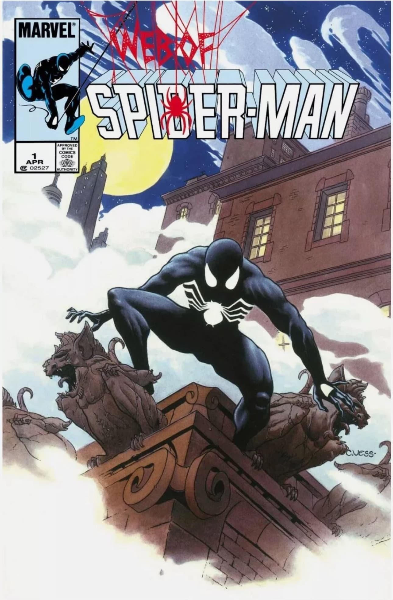 Spider-Man: Black Costume Saga by Charles Vess Folded Promo Poster