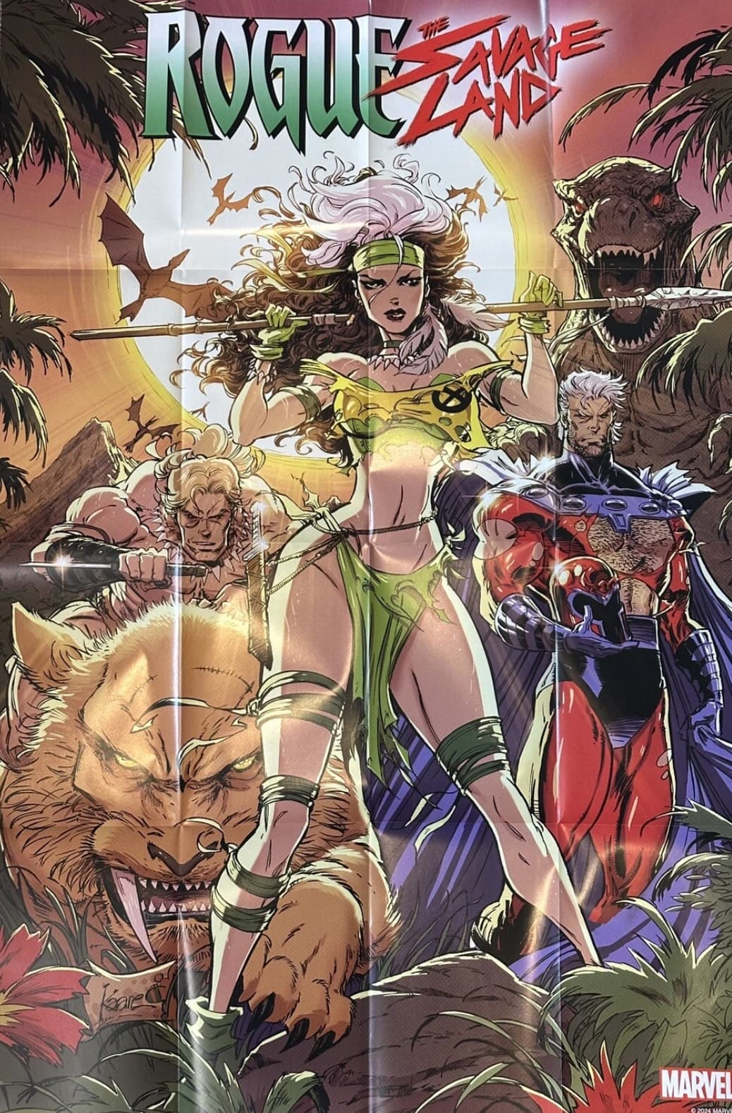 Rogue The Savage Land Folded Promo Poster