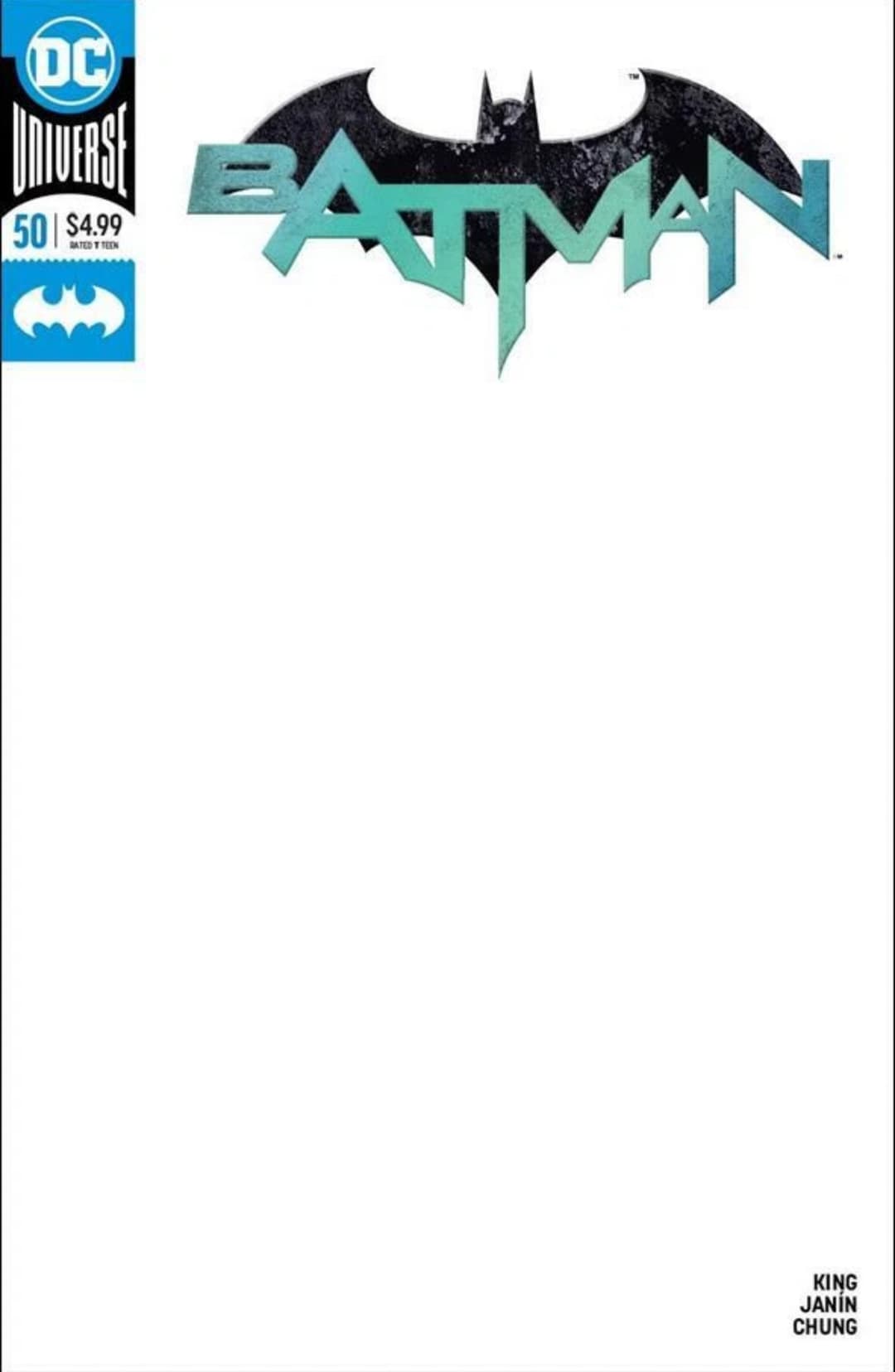 Batman #50 Blank