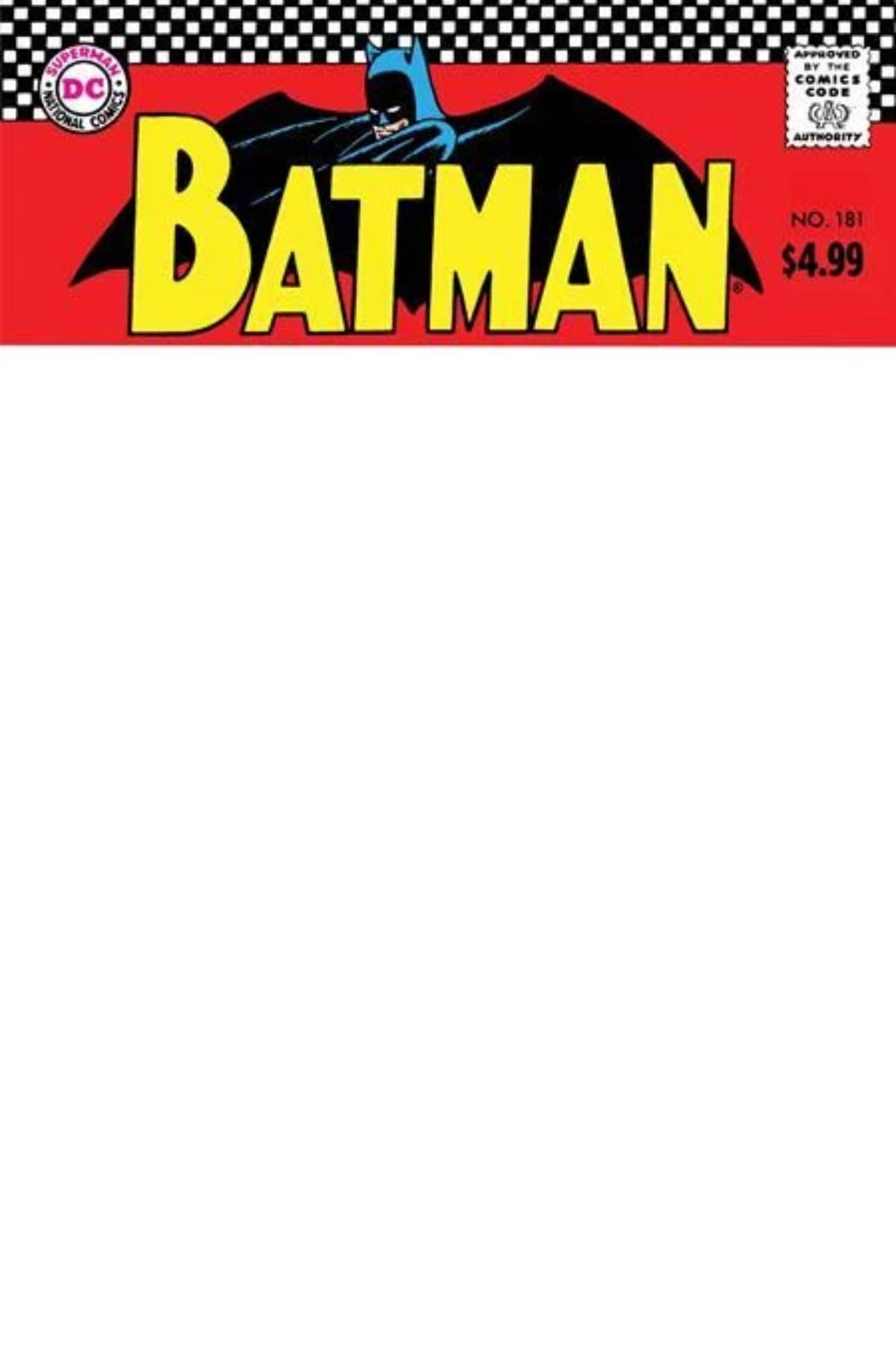 Batman #181 Blank