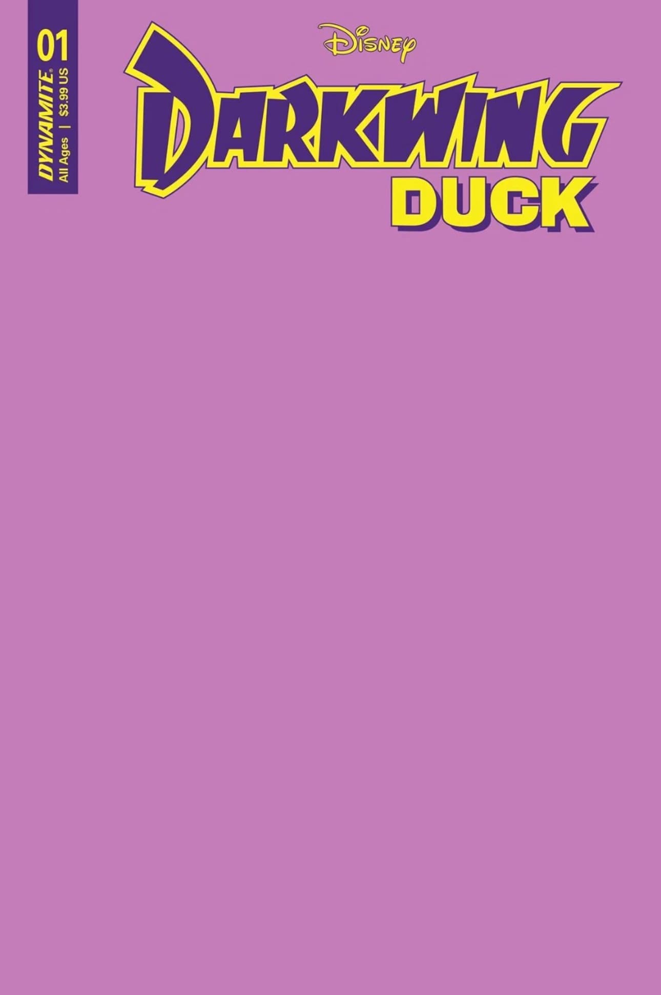 Darkwing Duck #1 Purple Blank