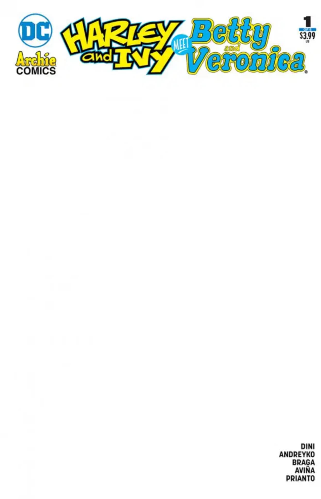 Harley and Ivy Meet Betty and Veronica #1 Blank