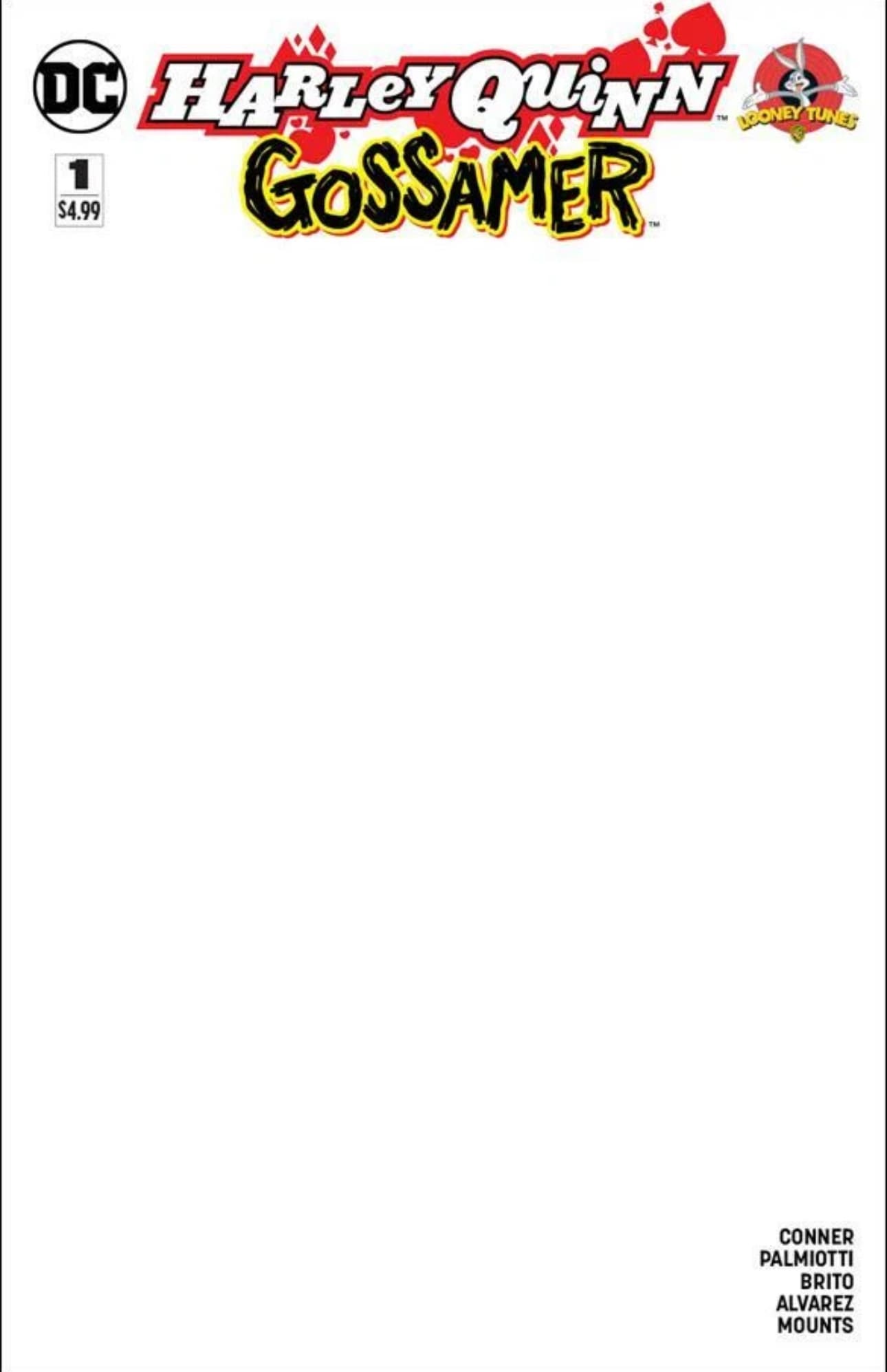 Harley Quinn Gossamer #1 Blank