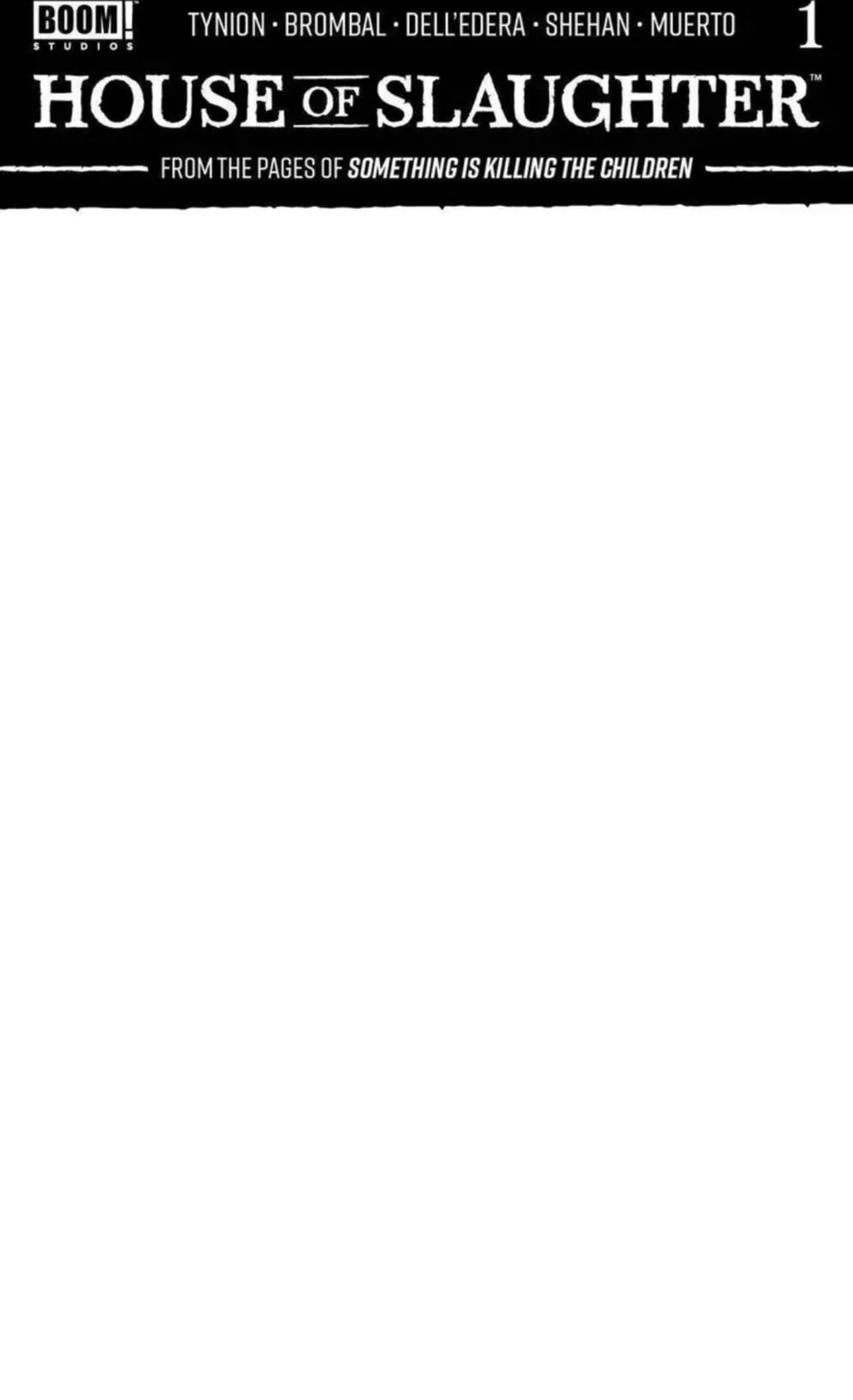 House of Slaughter #1 Blank