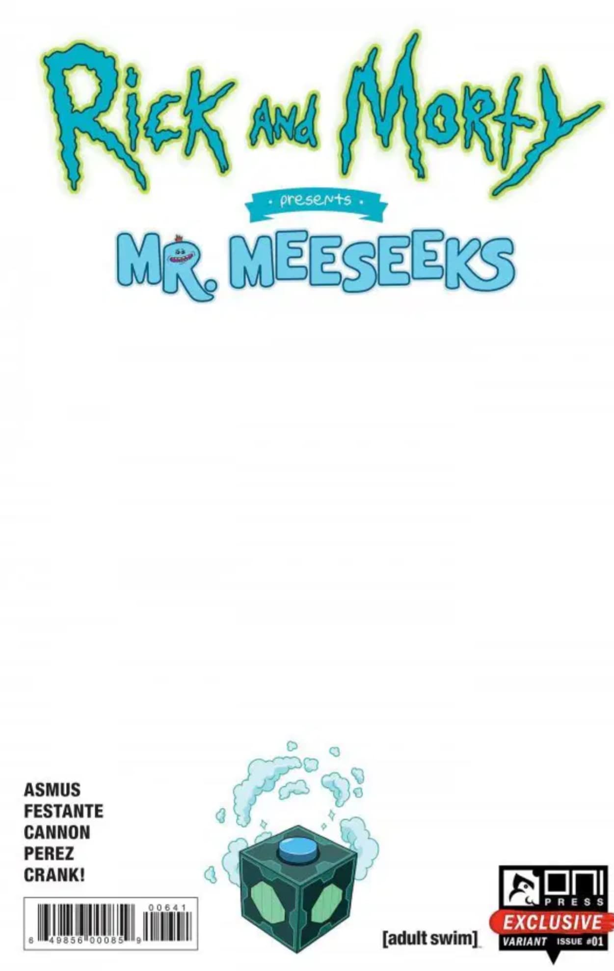 Rick and Morty Presents: Mr. Meeseeks #1 Blank