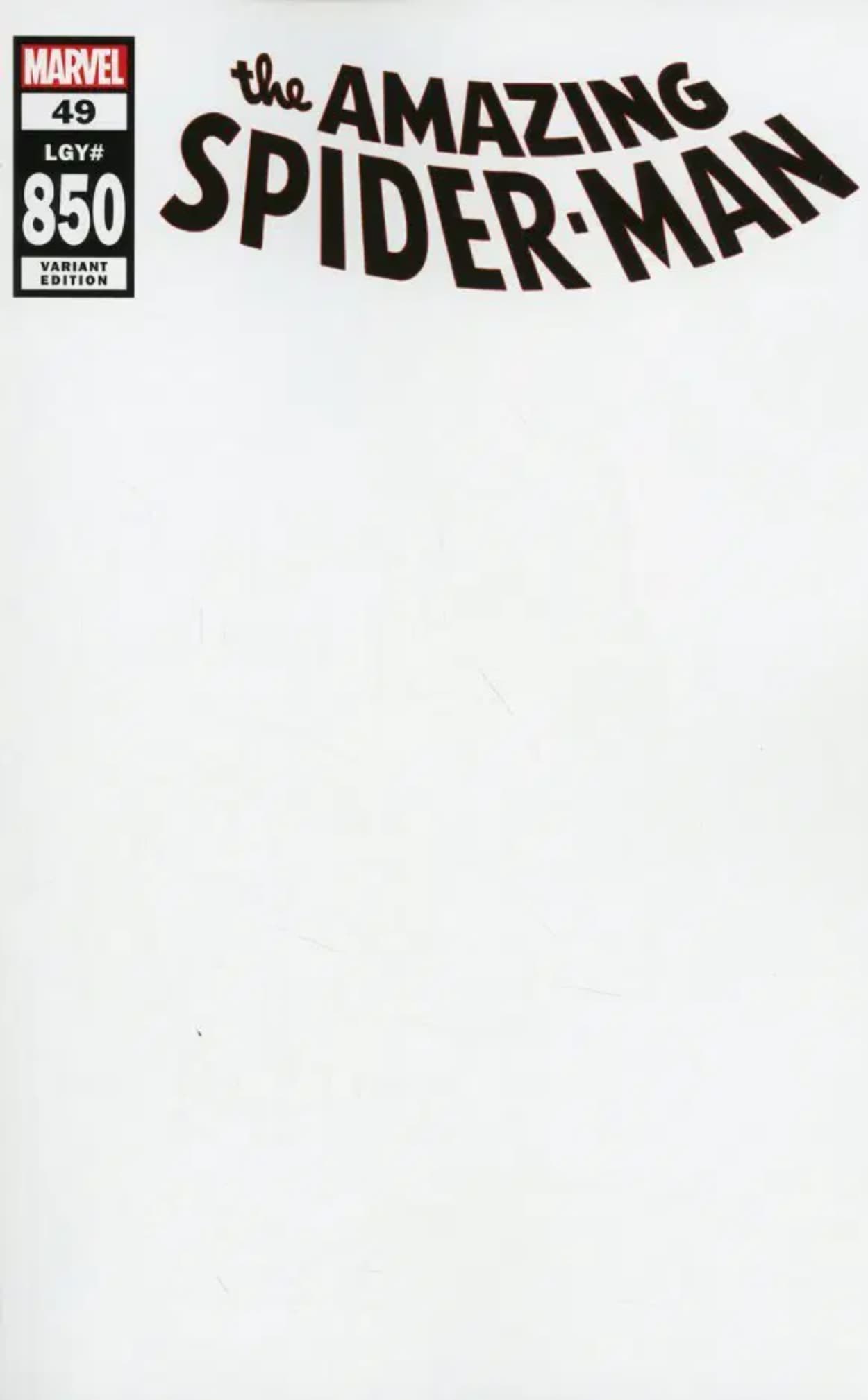 The Amazing Spider-Man #49 Blank