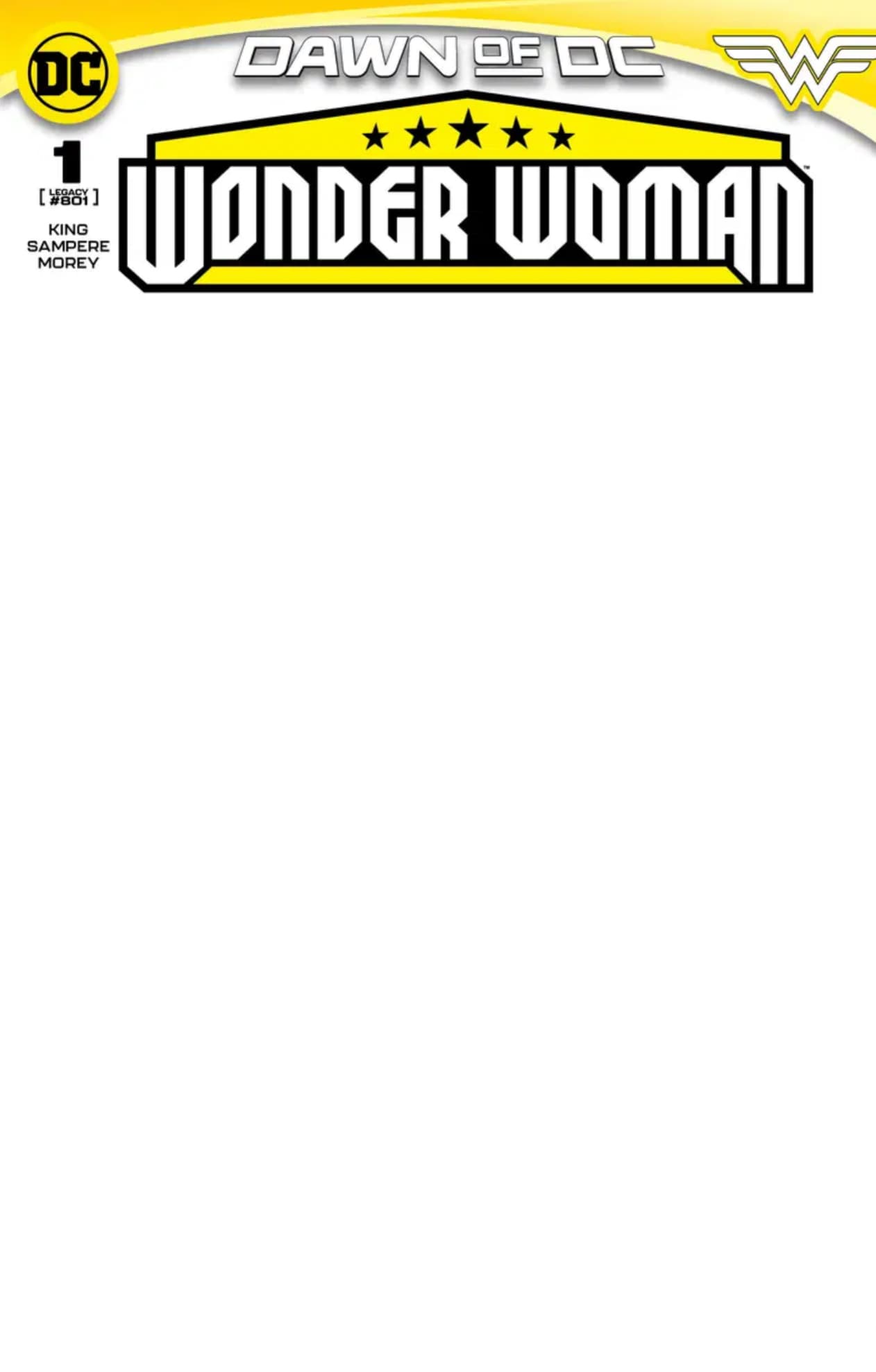 Wonder Woman #1 Blank