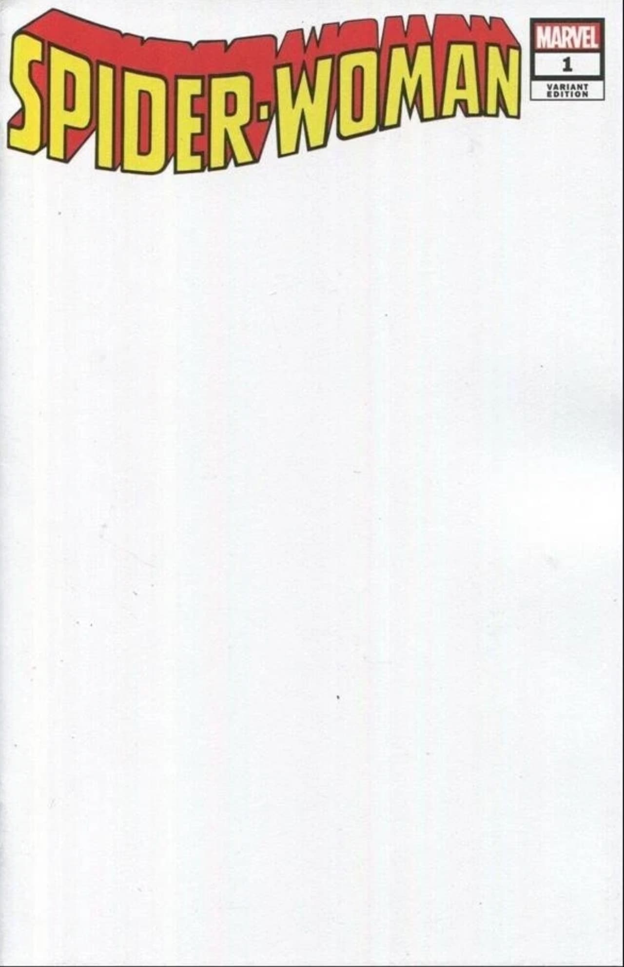 Spider-Woman #1 Blank