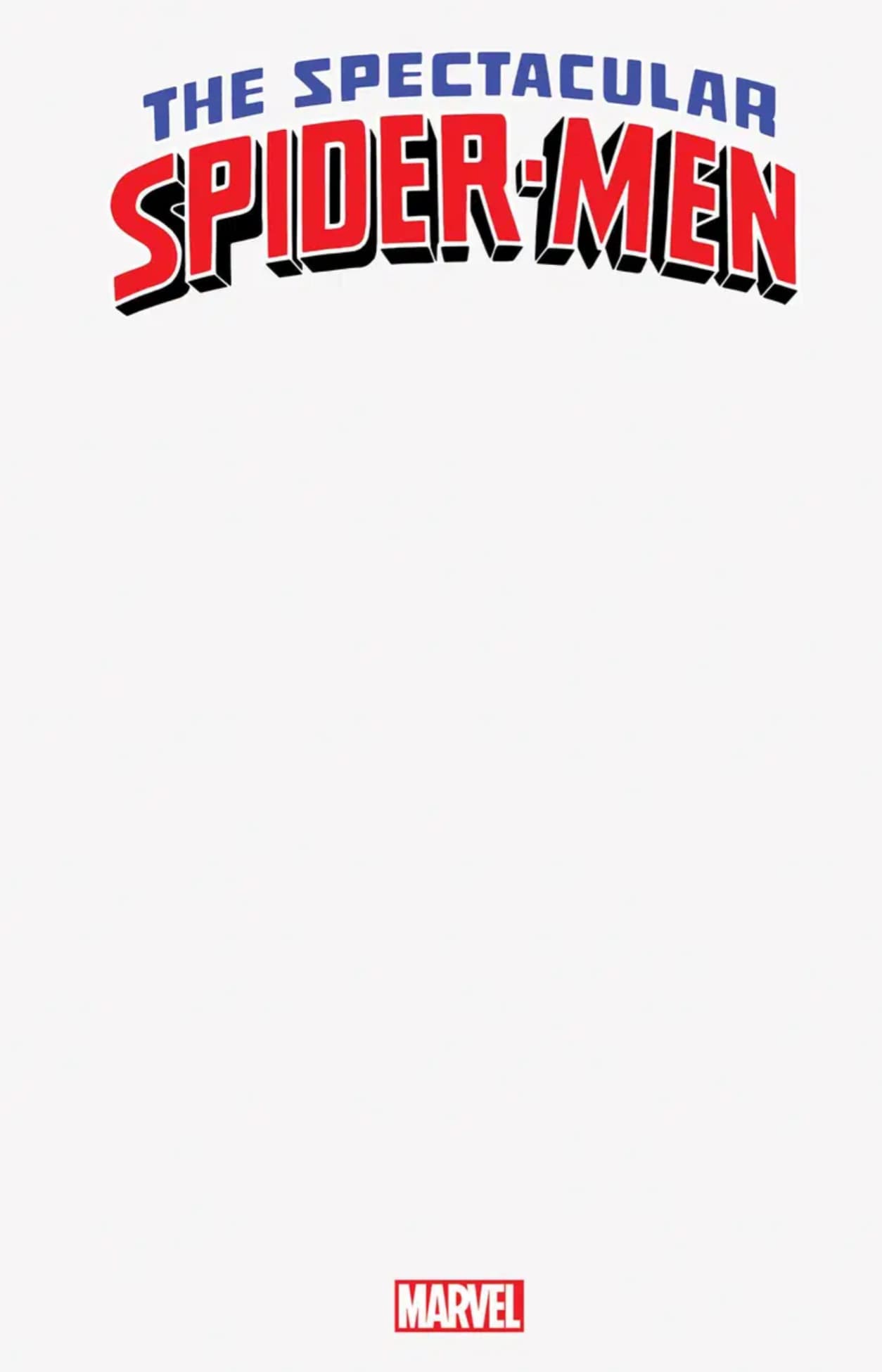 The Spectacular Spider-Men #1 Blank