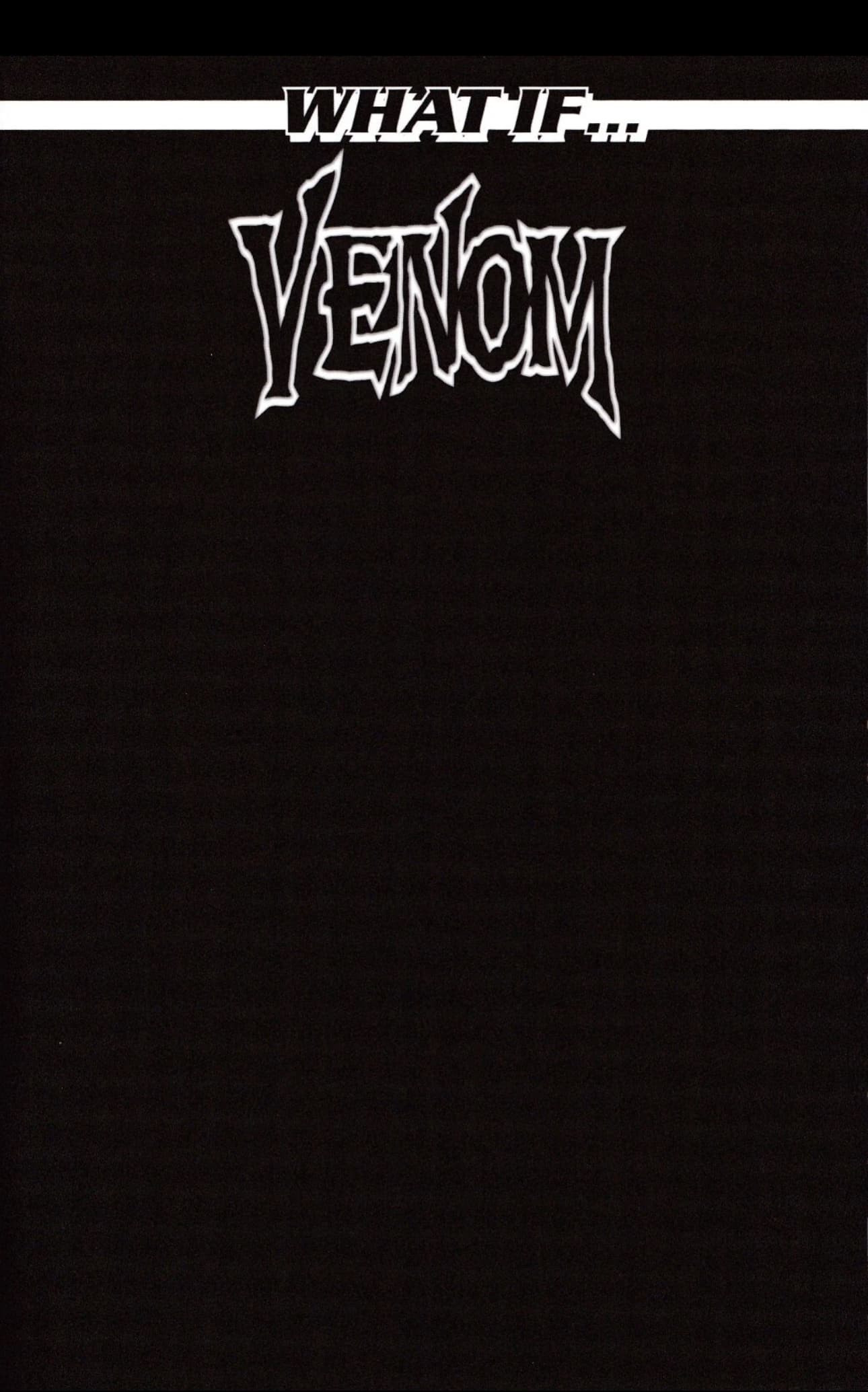 What If… Venom #1 Blank