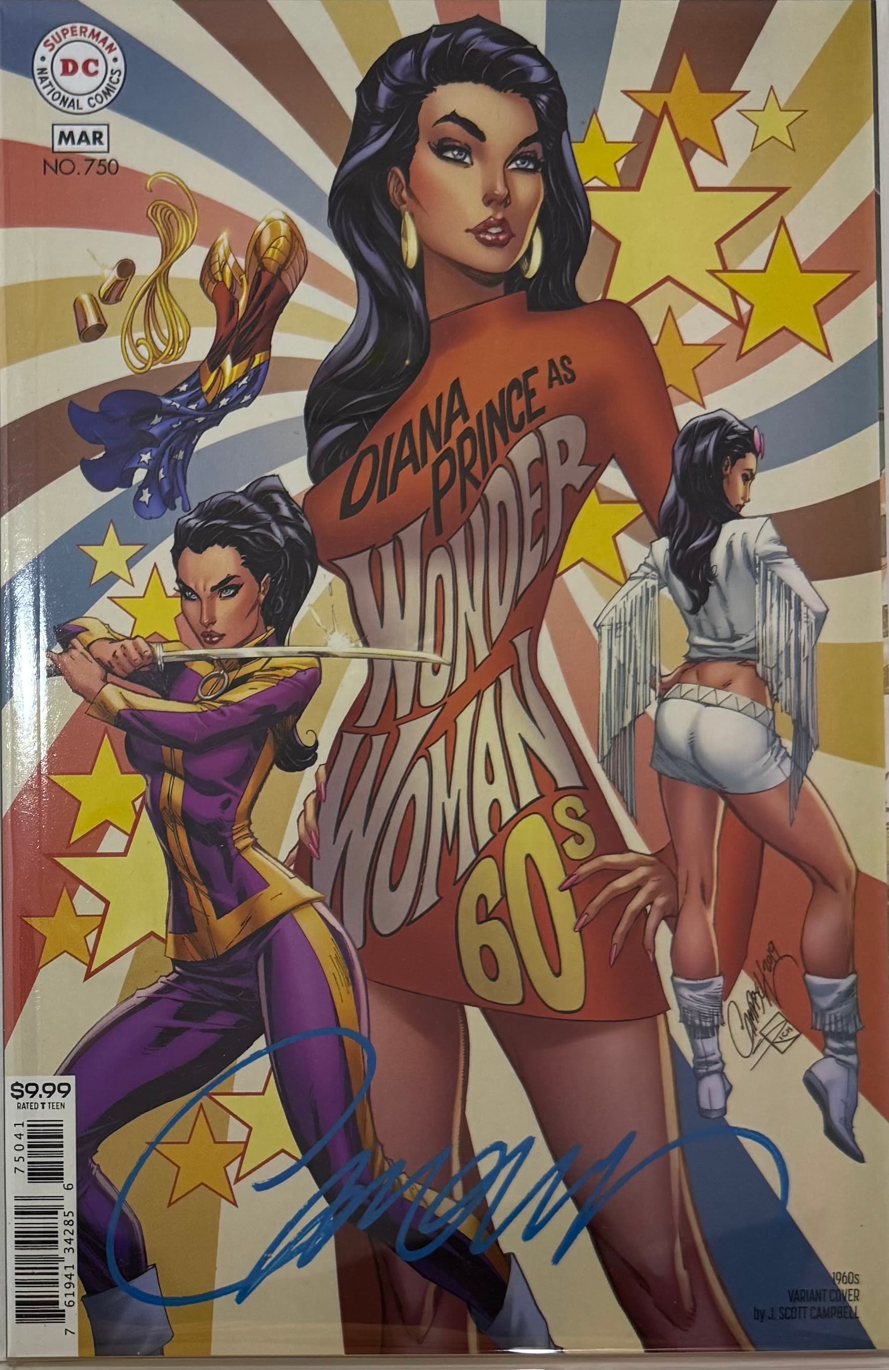 Wonder Woman #750 1960’s Variant w/ COA