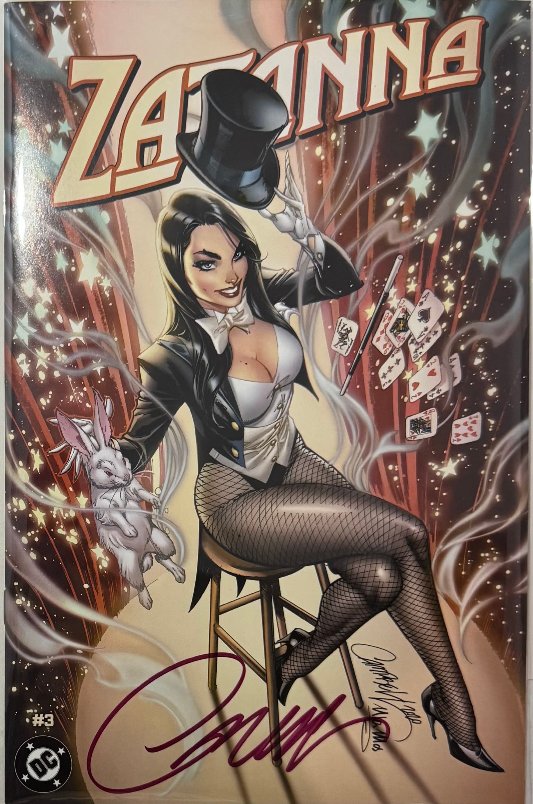 Zatanna #3A w/COA LTD 3,000