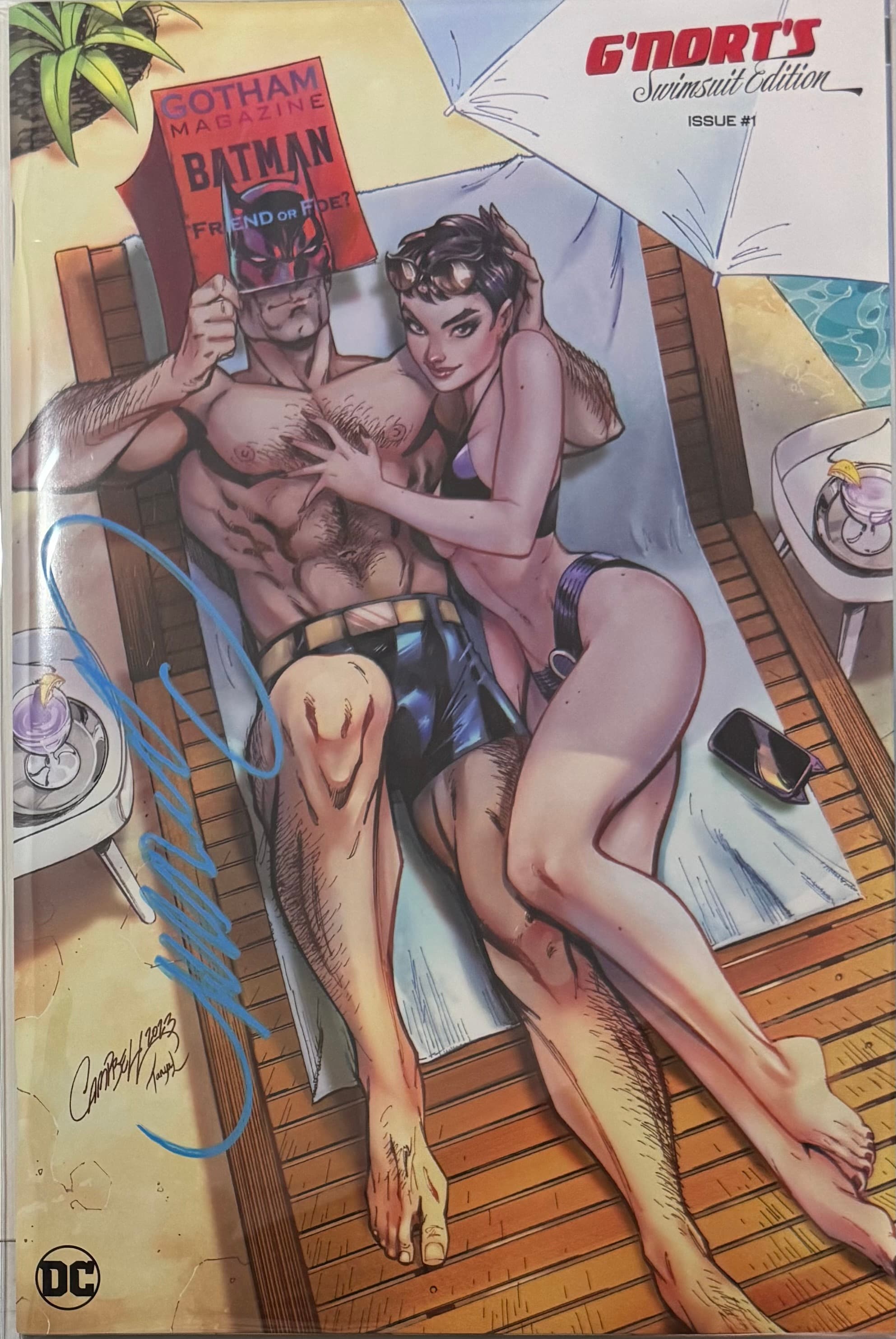 G’NORT’S ILLUSTRATED SWIMSUIT EDITION #1 w/COA