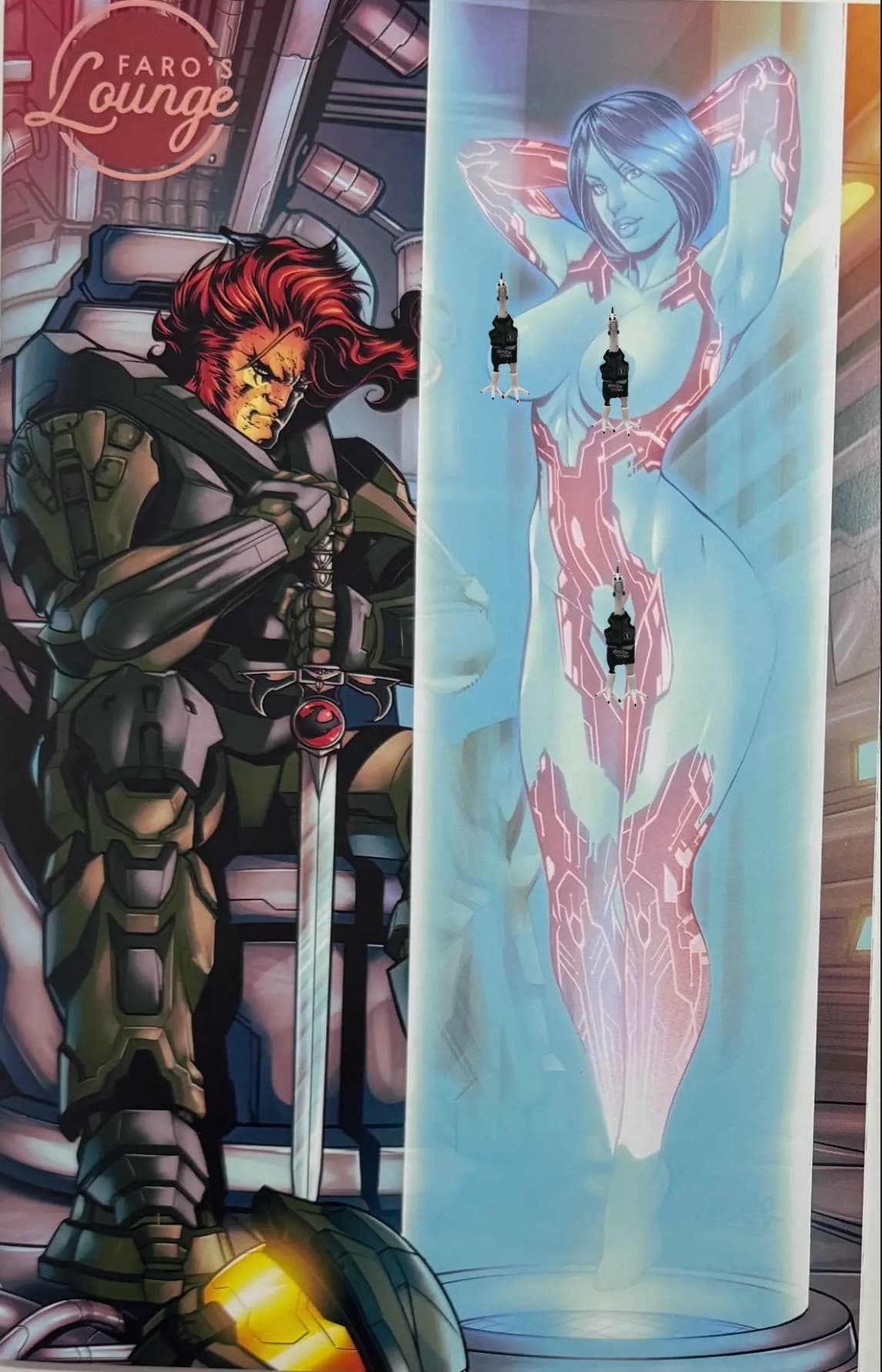 Faro’s Lounge Master Chief Lion-O & Cortana